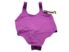 Maidenform Shaping Top Bodysuit Womens Medium Purple Seamless Slimming Stretch