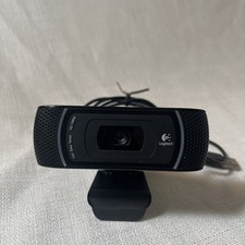 Logitech C910 Pro 1080p Webcam with Microphone Carl Zeiss Autofocus Tested Works
