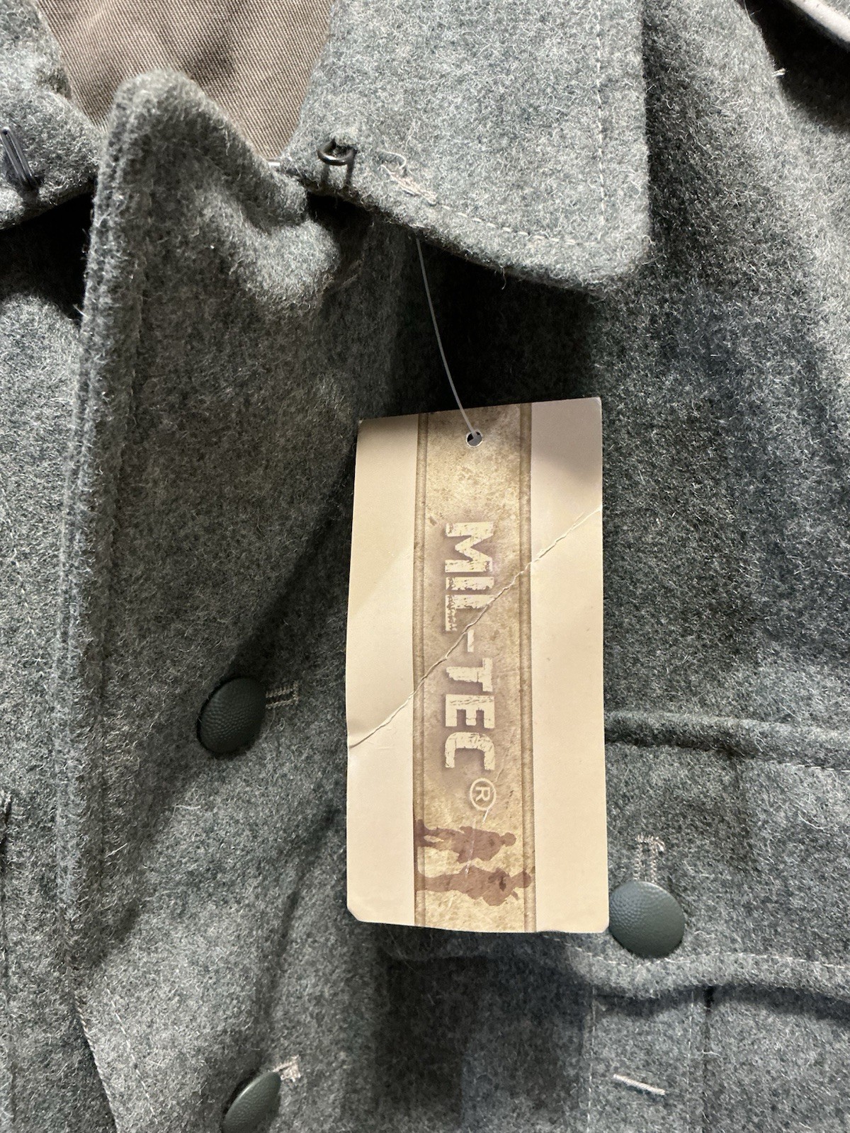 Mil-Tec Jacket Reproduction German Army Wool Size 50 (US Large) New With Tags