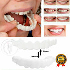 Smile Snap On False Teeth Upper & Lower Dental Veneers Dentures Tooth Cover Kit