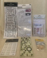 484 Pc Lot Assorted Scrapbook Stickers/Embellishments-Letters Numbers Phrase NEW