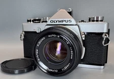 [N MINT] Olympus OM-1 Film Camera & F.Zuiko Auto-S 50mm f/1.8 From Japan #CO2511