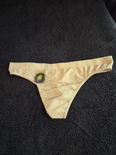 New Vintage Nude Victoria's Secret Low Rise Thong Panty Large 7