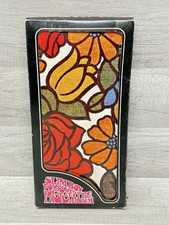 Vintage 1970  s Flower Power Tri-fold Foldover Type Photo Album New  2 