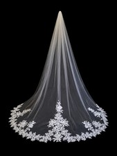 wedding veil with comb