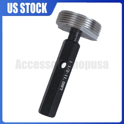 1-1/2'' -11 1/2 Npt L1 Pipe Threaded Plug Gage W/ Handle  401113020 For VERMONT