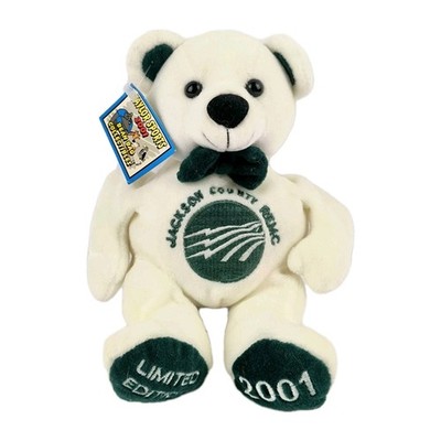 Vintage 2001 Limited Edition Jackson County REMC Advertising Bean Bag Bear 