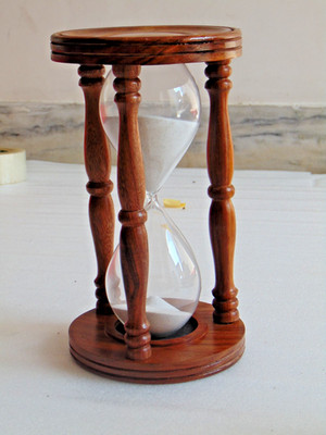 Sand Timer 5 Minuten Sanduhr Holz 60 Minuten Dauer Timer Geschenk