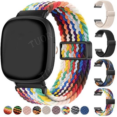 Sports Nylon Armband Für Fitbit Versa 4 / Versa 3 / Sense 2 1 Band Uhrenarmband