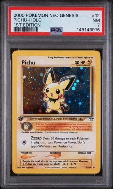 Pichu 12/111 Neo Genesis for sale | eBay