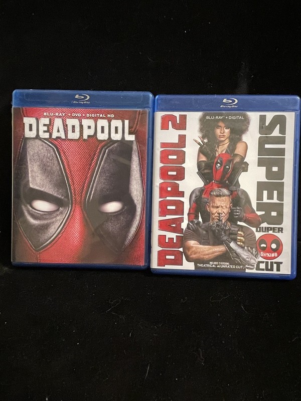 Deadpool & Deadpool 2 Super Duper Cut (Blu-ray) 2 Movie Lot/Bundle
