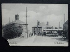 Staffordshire BURTON & ASHBY LIGHT RAILWAYS Woodville OLD TOLL GATE c1920s PC