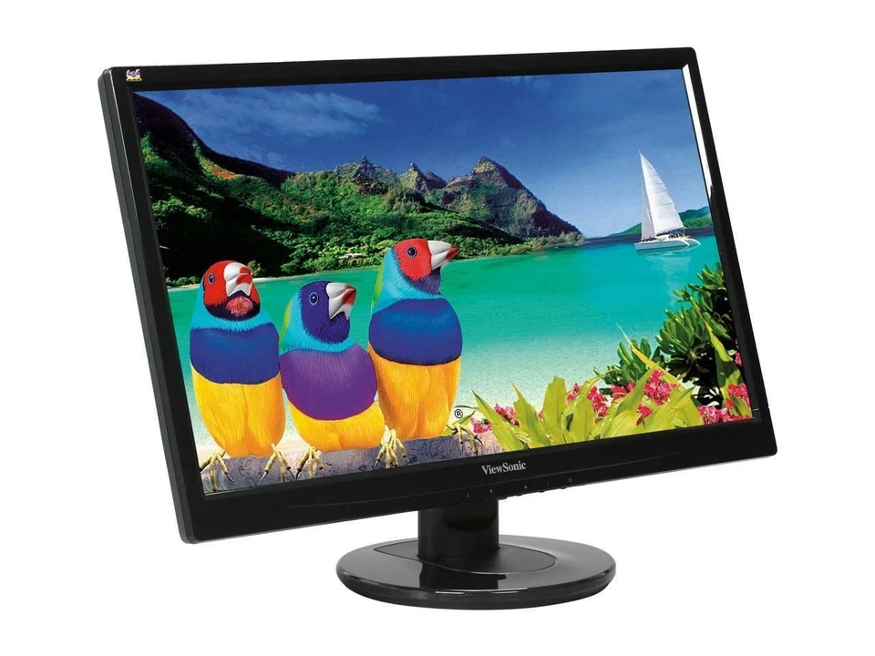 ViewSonic VA2246M-LED 22" Monitor w/Speakers FHD 1080p VGA DVI 5ms VS15451 NEW - Image 4 of 4