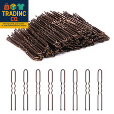 U Shaped Hair Pins, 200 Count Buns Waved Hair Pins for Updos with Box for Women