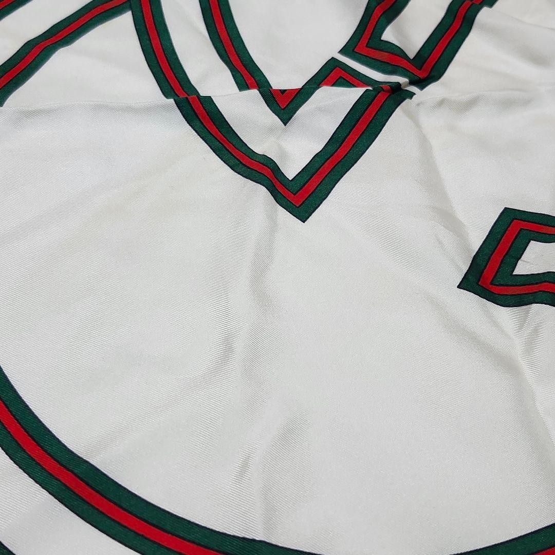 Authentic Gucci Interlocking G Logo Large Scarf T… - image 10