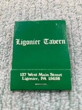 Matchbook:  Ligonier Tavern - Ligonier, PA - 20 Strike Full Unstruck