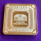 1 oz Geiger Edelmetalle Silver Bar .999 Fine Schloss Guldengossa S/N AO211382