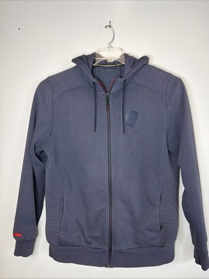 Ferrari Puma Jacket XL Scuderia Track Hoodie Italy Formula 1 Motorsport Blue