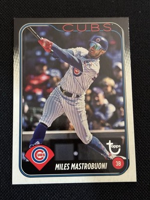 2024 Topps Series Two MILES MASTROBUONI VINTAGE STOCK Chicago Cubs 44/99 489