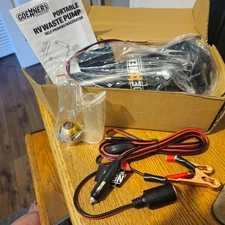 GOENERS ~ 12V RV Portable Macerator Sewage Waste Pump