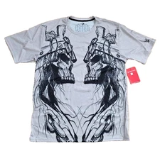 ProSphere Full Print Genibus Nitito Men's T Shirt  Grey Size X-Large A001611