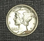 1916 P Mercury Dime BU Uncirculated 90% Silver 10 Cent Coin