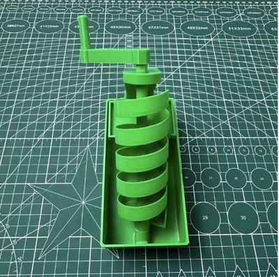 3D Printed Archimedes Screw Pump Model - Physics Educational Display t