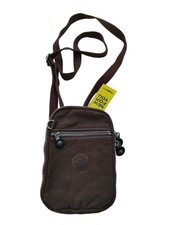 Borsa uomo Kipling marrone 100% nylon