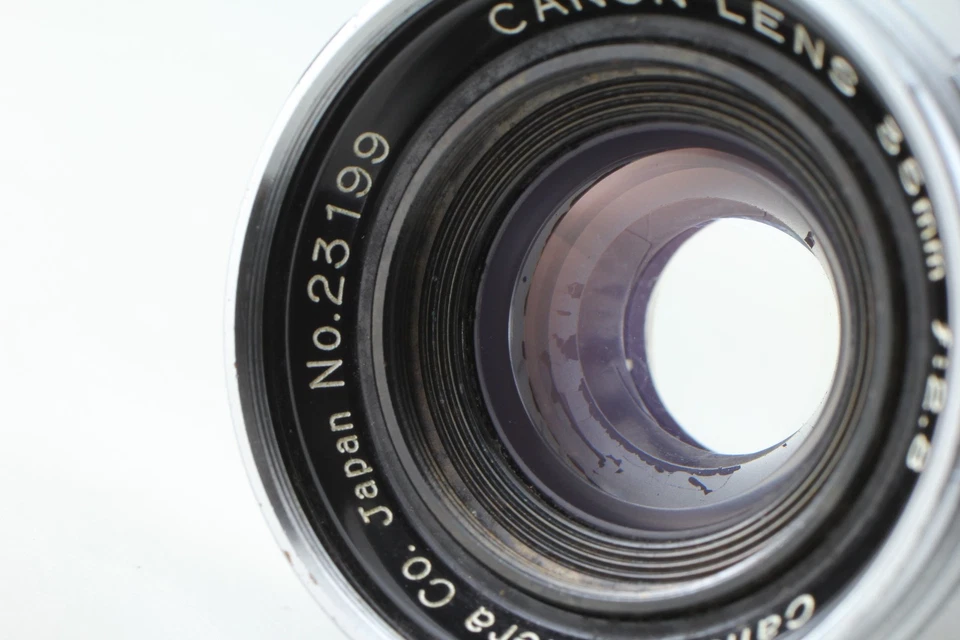 [Casi COMO NUEVO] Lente Canon 35 mm f/2,8 LTM L39 Leica Montaje con tornillo de JAPÓN Foto 3 de 4