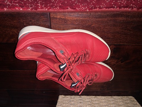 Scarpe ECCO donna taglia 40 EU extra larghe pelle stringate comode sneakers casual - Foto 2 di 10