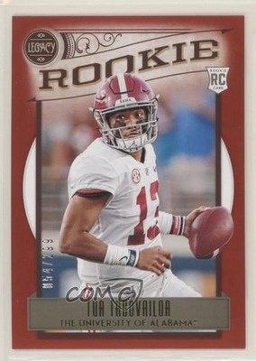 2020 Panini Legacy Rookies Red 54/299 Tua Tagovailoa #144 Rookie RC 0en