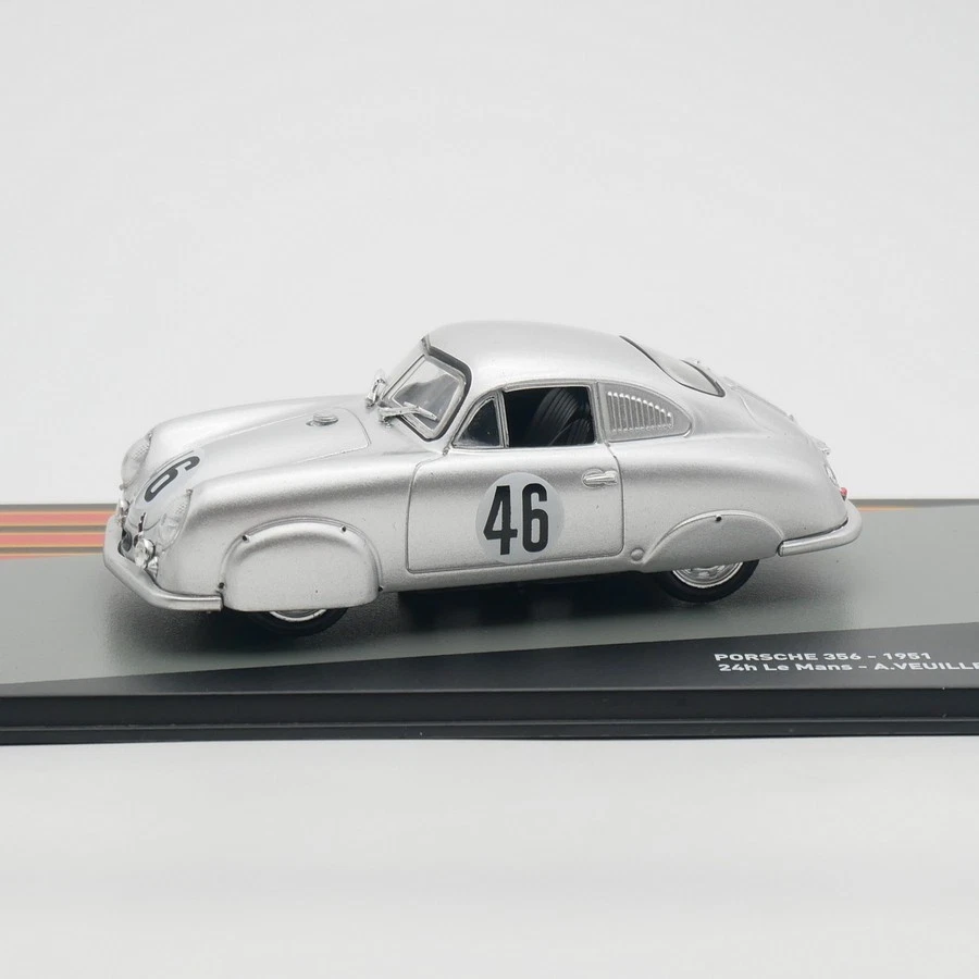 ixo 1:43 Porsche 356 1951 24h LeMans Diecast Car Model Metal Toy Vehicle - Image 2 of 4