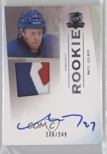 2009-10 Upper Deck The Cup Rookie 230/249 Matt Gilroy #127 Patch Auto c2p