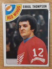 1978-79 TOPPS ERROL THOMPSON #57 DETROIT RED WINGS