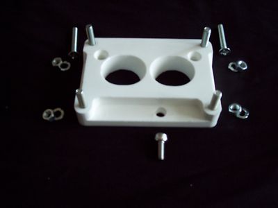2 barrel 4412 HOLLEY 500, 350, TO CHEVY TBI manifold adapter 44mm 1.75 USA