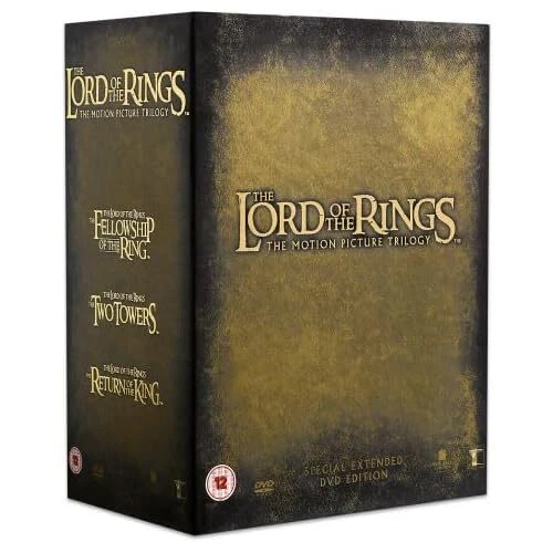 LORD OF THE RINGS - Motion Picture Trilogy Special Extended Ed. Sealed UK R2 DVD - Image 2 of 4