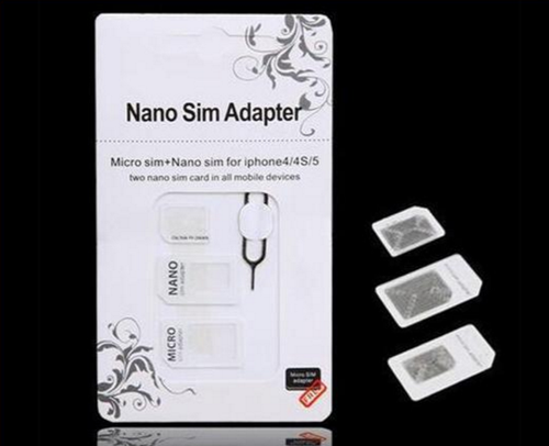 Sim Adaptor Converter Nano Micro And Standard Size Including Sim Pin Ebay
