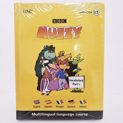 Muzzy BBC Multilingual Language Course For Children Book And DVD Book 13 Vocab 1