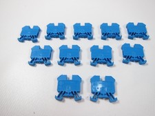 Lot Of 11 New Allen Bradley 1492-WM3-BL Ser B Terminal Blocks 1492WM3BL Blue