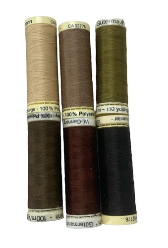 Sewing thread Gutermann 100m. Polyester thread Starter pack of 6 spools - Picture 12 of 12
