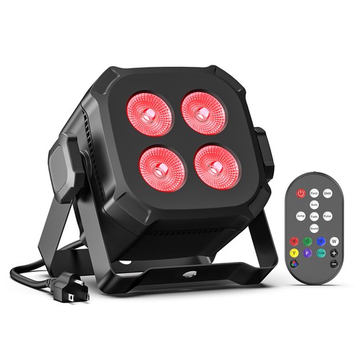 80W LED Par Strahler 4 LED Bühnenlicht Disco Partylicht RGBW DMX für Stage Show - Bild 13 von 18