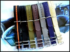 20mm Black Orange G10 NATO UTC Army nylon strap Pilot RAF watchband IW SUISSE 22