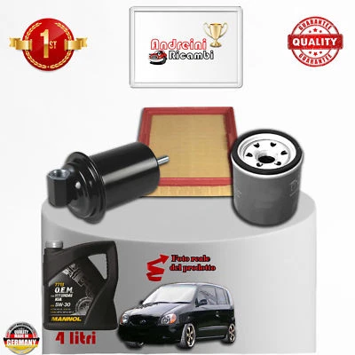 Entretien Filtres+Huile X Hyundai Atos 1.1i 43KW 59CV à Partir De 2003->2008 - Photo 1/2