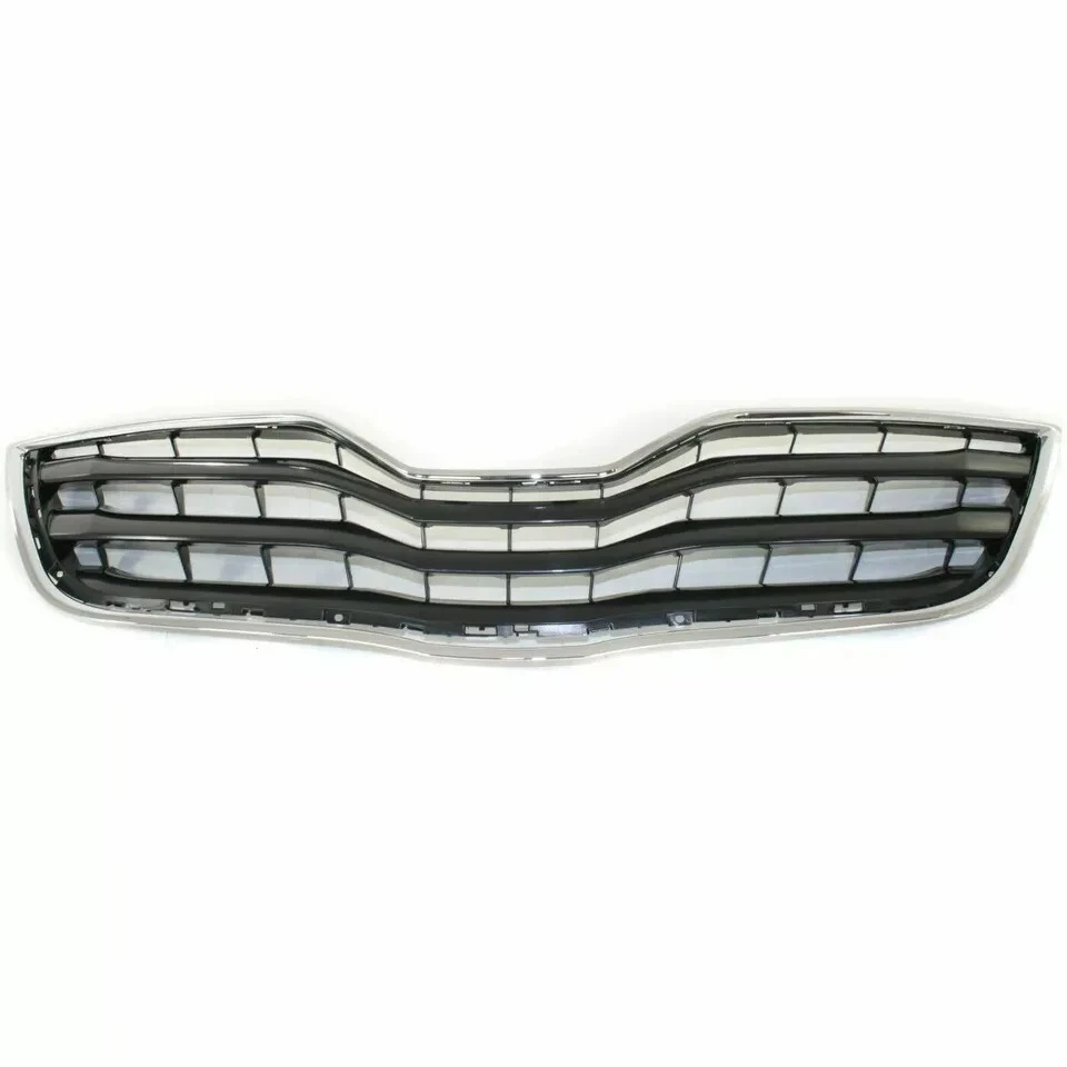 New Front Bumper Upper Lower Grille + Fog Light Cover For 2010-2011 Toyota Camry Foto 3 de 4