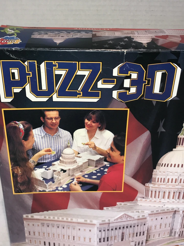 Rompecabezas de colección Wrebbit 3D edificio del Capitolio de Estados Unidos 690 piezas Foto 3 de 4