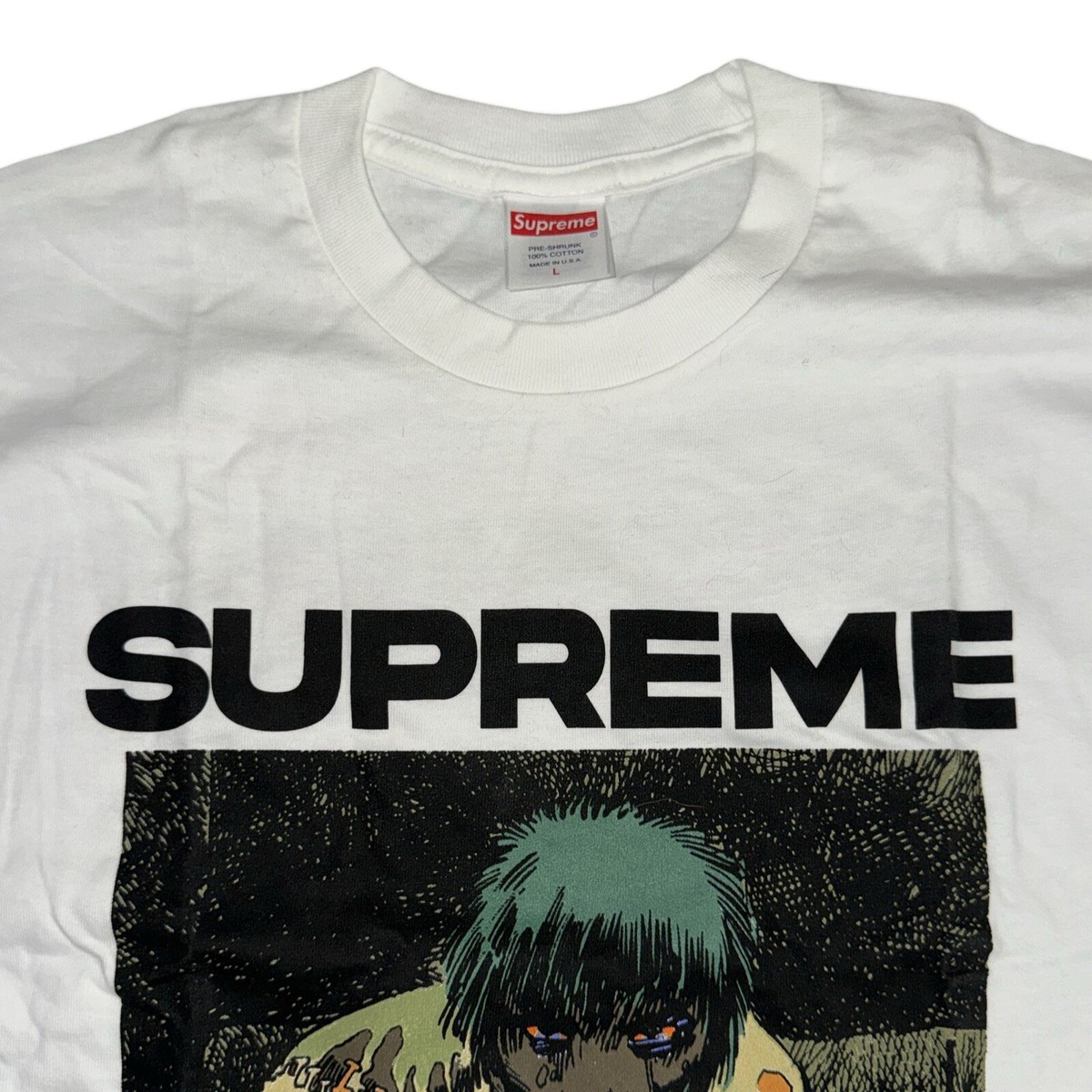 Supreme Ronin T-Shirt Large White Graphic Tee Limited