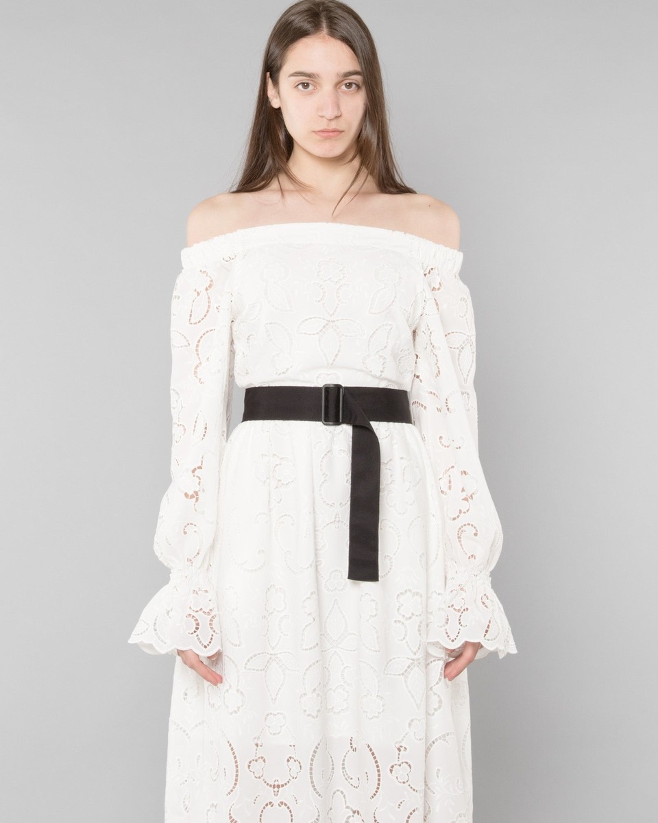 lily embroidered mini dress Golden Hour Lily Embroidered Silk Mini Dress main image 1