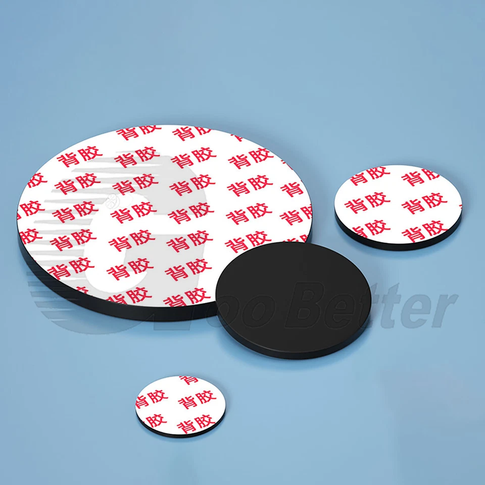 Selbstklebend Gummi Scheiben Rund Gummipads Platte Φ 5mm bis 150mm Dicke 1-10mm - Bild 4 von 4