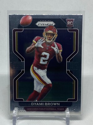 2021 Panini Prizm Dyami Brown Base Prizm Rookie RC #353 Washington Commanders