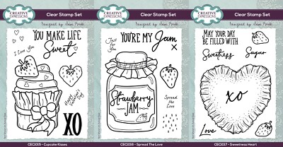 Creative Expressions Sam Poole Valentins Tag Nicht Angebracht Klar A5 Stempel